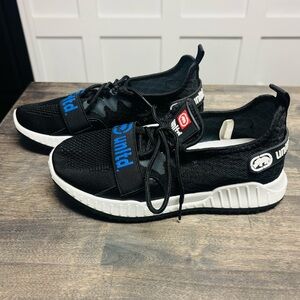 Marc Ecko Black and Blue Kids Sneakers